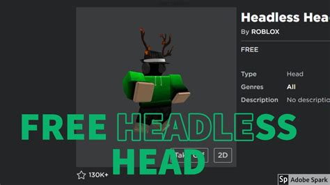 Sale Status. . Headless head roblox id